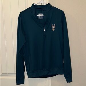 Waggle Hunter green Quarter-Zip Pullover